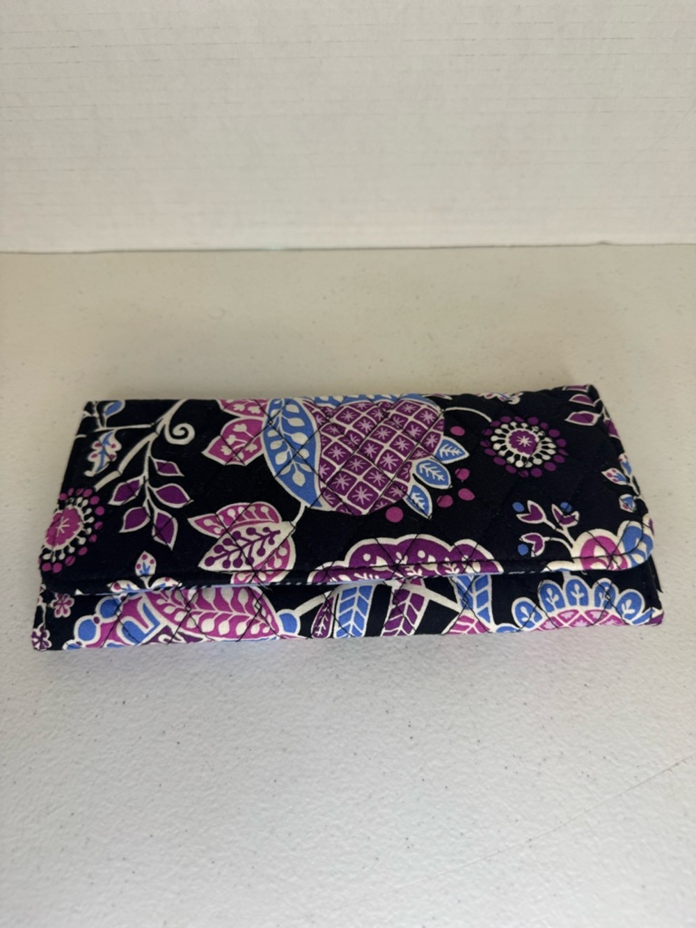 Vera Bradley ALPINE FLORAL TRIFOLD WALLET CLUTCH
